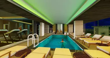 1 room apartment with Pool, with terrassa in Mahmutlar, Turkey