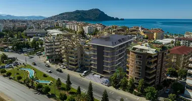 Penthouse 2 bedrooms with Balcony, with Air conditioner, with Sea view in Alanya, Turkey