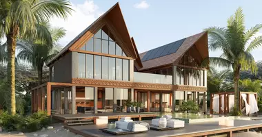 Villa 3 chambres avec Meublesd, avec Climatiseur, avec Vue sur la mer dans Nyamuk, Indonésie