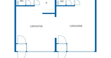 Büro 46 m² in Lahden seutukunta, Finnland