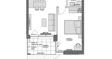 Apartamento 2 habitaciones en Danzig, Polonia