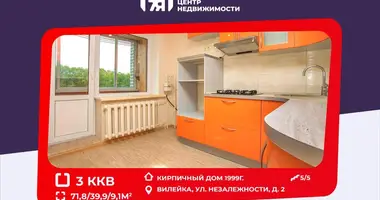 3 room apartment in Vileyka, Belarus