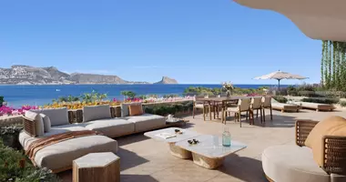Penthouse 2 bedrooms with Balcony, with Air conditioner, with Sea view in l Alfas del Pi, Spain