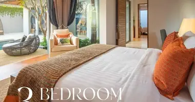 Villa 3 chambres avec Fenêtres double vitrage, avec Meublesd, avec Climatiseur dans Phuket, Thaïlande