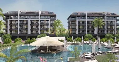 Mieszkanie 1 pokój z sauna, z siłownia, z detskaya ploschadka children playground w Alanya, Turcja