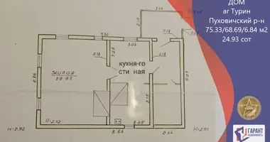 Dom w Turynski siel ski Saviet, Białoruś