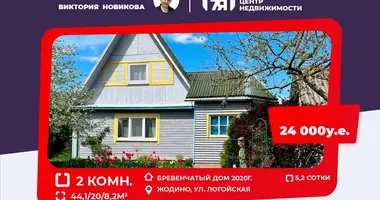Maison 2 chambres dans Zodzinski sielski Saviet, Biélorussie
