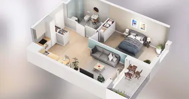 Apartamento 2 habitaciones en Poznan, Polonia