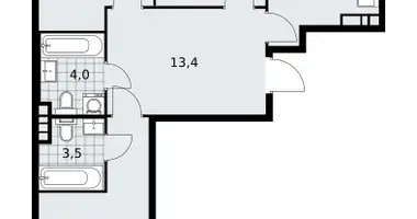 Квартира 3 комнаты в поселение Сосенское, Россия