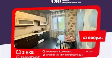 Apartamento 3 habitaciones en Krupki, Bielorrusia