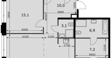 Apartamento 4 habitaciones en North-Western Administrative Okrug, Rusia