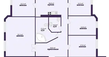 Квартира 6 комнат в Минск, Беларусь