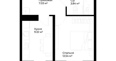 Квартира 1 комната в Ташкент, Узбекистан