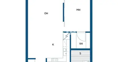 Wohnung 2 zimmer in Oulu sub region, Finnland