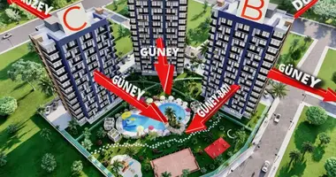 Квартира 3 комнаты в Мезитли, Турция