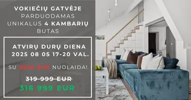 Apartamento 4 habitaciones en Vilna, Lituania