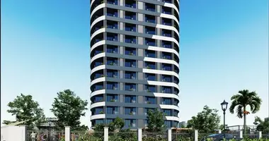 Apartamento con vista al mar, con vistas a las montañas en Mersin, Turquía