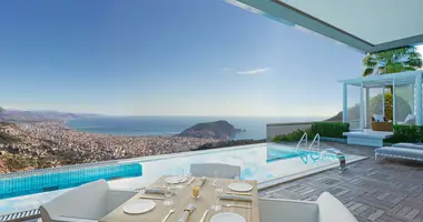 Villa 6 Zimmer mit Aufzug, mit Meerblick, mit Schwimmbad in Alanya, Türkei