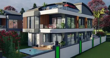 Villa 6 Zimmer mit Balkon, mit Klimaanlage, mit Parken in Doesemealti, Türkei