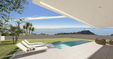 Villa 4 zimmer mit Balkon, mit Klimaanlage, mit Meerblick in Fuengirola, Spanien