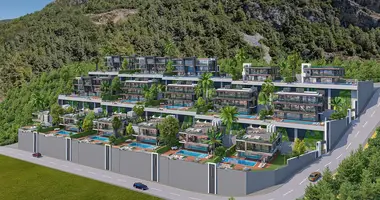 Villa 8 zimmer mit Balkon, mit Klimaanlage, mit Meerblick in Alanya, Türkei