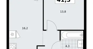 1 room apartment in Troitsk, Russia