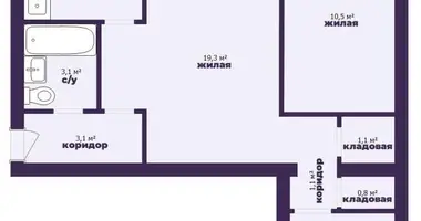 3 room apartment in Minsk, Belarus