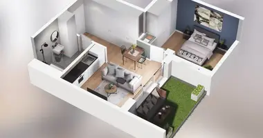 Apartamento 2 habitaciones en Poznan, Polonia