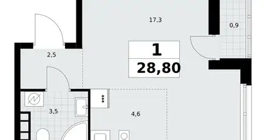 Appartement 1 chambre dans Postnikovo, Fédération de Russie