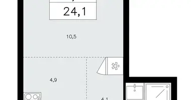 Квартира 1 комната в поселение Сосенское, Россия