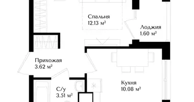 Квартира 1 комната в Ташкент, Узбекистан