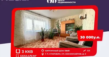 3 room apartment in Starobin, Belarus