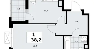 Appartement 1 chambre dans poselenie Sosenskoe, Fédération de Russie