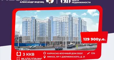 Apartamento 3 habitaciones en Minsk, Bielorrusia