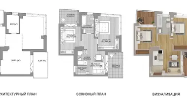 Apartamento 1 habitación en Minsk, Bielorrusia