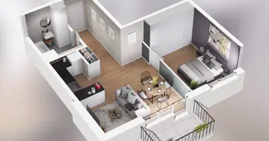 Apartamento 2 habitaciones en Poznan, Polonia