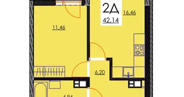 Appartement 2 chambres dans Minsk, Bélarus