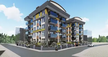 Penthouse 2 pokoi z Basen, z Siłownia, z Plac zabaw dla dzieci w Alanya, Turcja