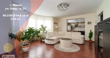 Apartamento 3 habitaciones en Minsk, Bielorrusia