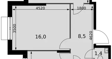 Appartement 2 chambres dans Razvilka, Fédération de Russie