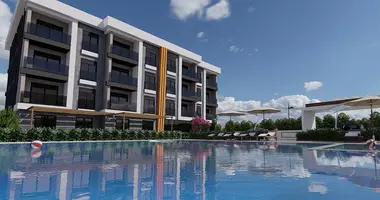 Квартира 2 комнаты с видом на море, с бассейном, с видом на горы в Аланья, Турция