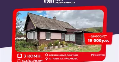 3 room house in Ilya, Belarus
