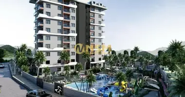 1 room apartment with sauna, gym, with children playground in Demirtas, Turkey
