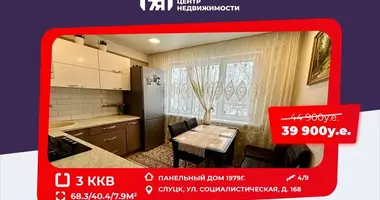 Apartamento 3 habitaciones en Slutsk, Bielorrusia