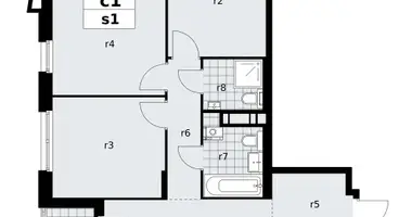 Appartement 3 chambres dans poselenie Sosenskoe, Fédération de Russie