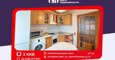 2 room apartment in Akciabrski, Belarus