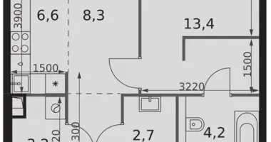 Appartement 1 chambre dans North-Western Administrative Okrug, Fédération de Russie