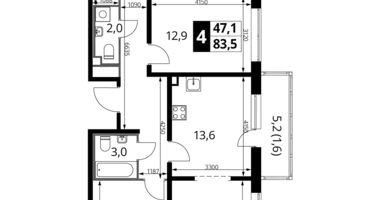 Appartement 4 chambres dans Nekrasovka District, Fédération de Russie