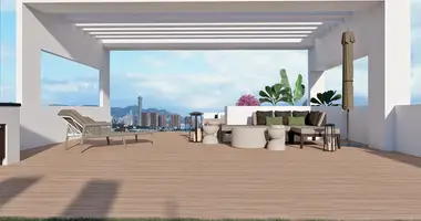 Penthouse 4 zimmer mit Balkon, mit Klimaanlage, mit Meerblick in Finestrat, Spanien