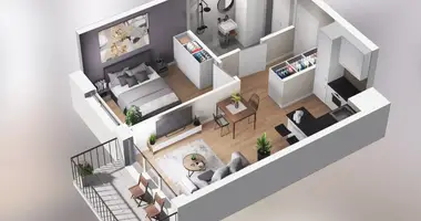 Apartamento 2 habitaciones en Poznan, Polonia